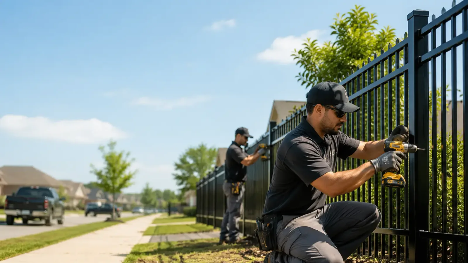 Metal Fence Installation in Texico, IL